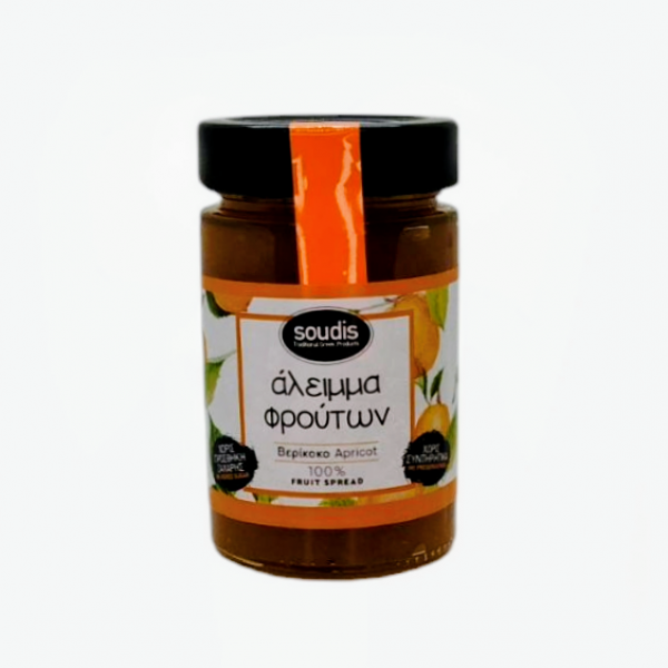 Άλειμμα βερίκοκο χ.ζ.230γρ.SOUDIS