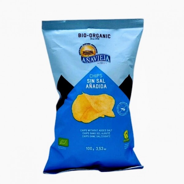 Chips πατάτας χωρίς αλάτι 100γρ.ANAVIEJA