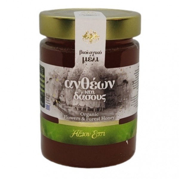 Μέλι ανθέων και δάσους ΒΙΟ 450γρ.ΑΞΙΟΝ ΕΣΤΙ