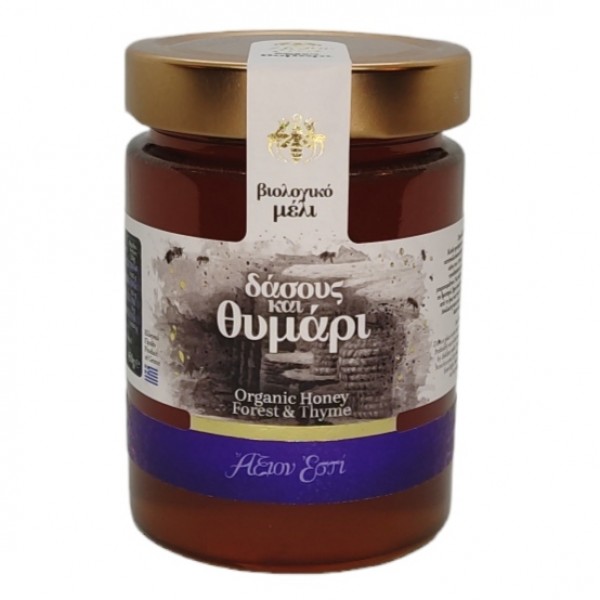 Μέλι θυμάρι και δάσους ΒΙΟ 450γρ.ΑΞΙΟΝ ΕΣΤΙ