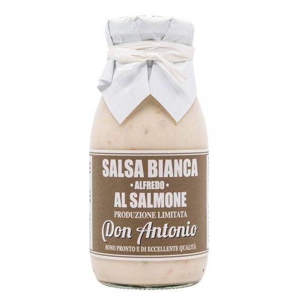 Salsa bianca alfredo σολομό 250ml DON ANTONIO