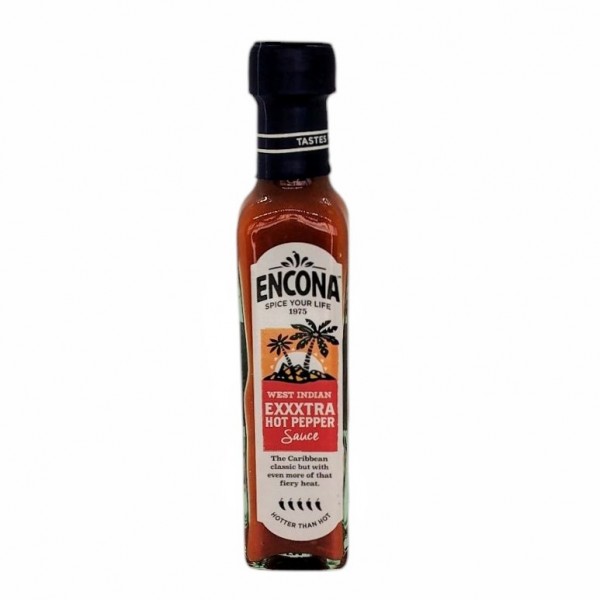EXXXTRA hot pepper sauce 142ml ENCONA