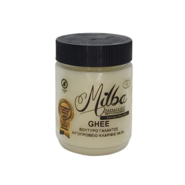Βούτυρο ghee αιγοπρόβειο 99,8%λιπ.200γρ.MILBA