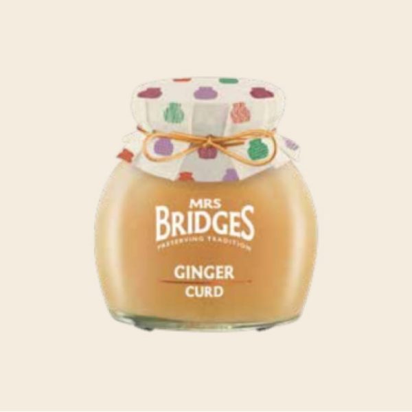 Ginger curd 340gr Mrs BRIDGES