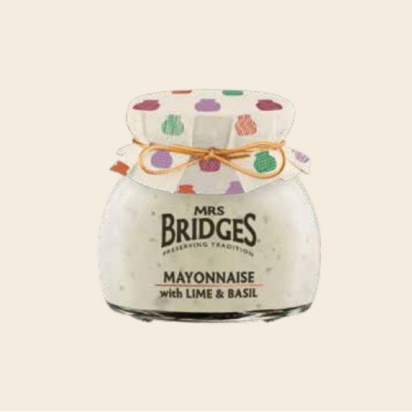 Mayonnaise lime βασιλικό 180gr Mrs BRIDGES