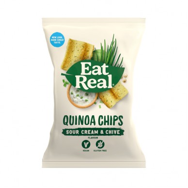 QUINOA CHIPS SOUR CREAM CHIVE 80gr.