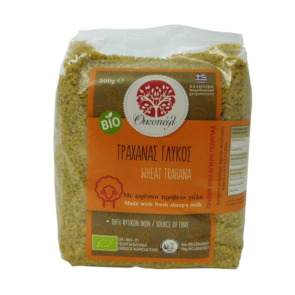 Τραχανάς Γλυκός ΒΙΟ ΟΙΚΟΠΑΛ 500γρ.