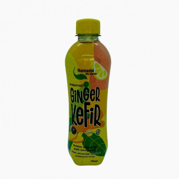 Αναψυκτκό με λεμόνι ginger κεφίρ 300ml NAMASTE