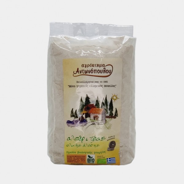 Αλεύρι ΒΙΟ ζέας ολικής άλεσης 1κγρ.ΑΝΤΩΝΟΠΟΥΛΟΣ